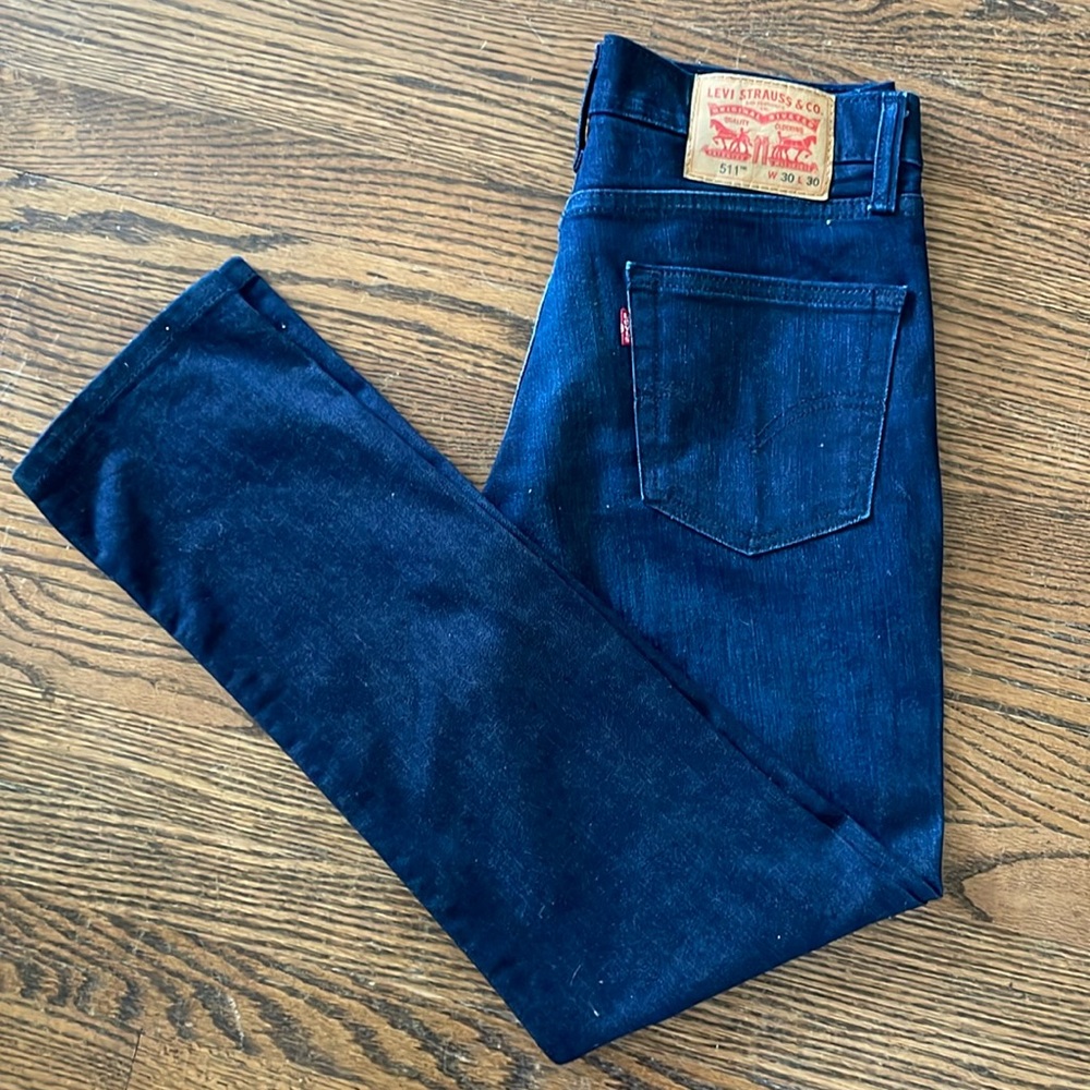 Levi’s 511 dark denim jeans